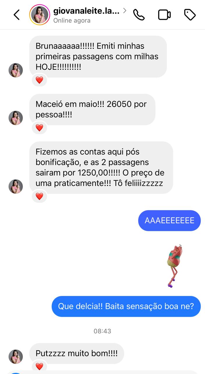 Depoimento de emissão da Giovana