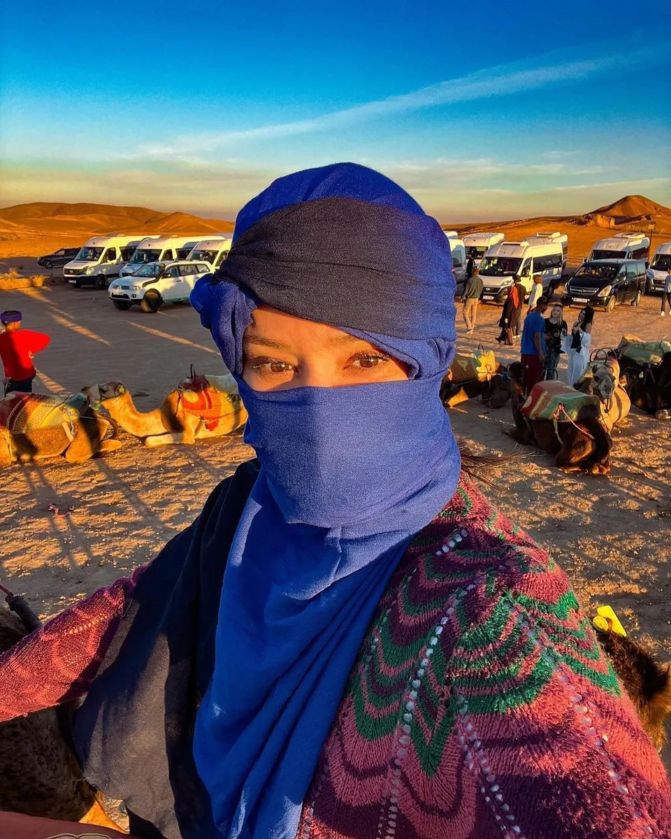 Bruna no deserto